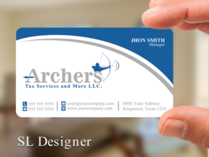 Business Card Design by SL Designer for Archers Tax Services and More LLC | Design: #12605278