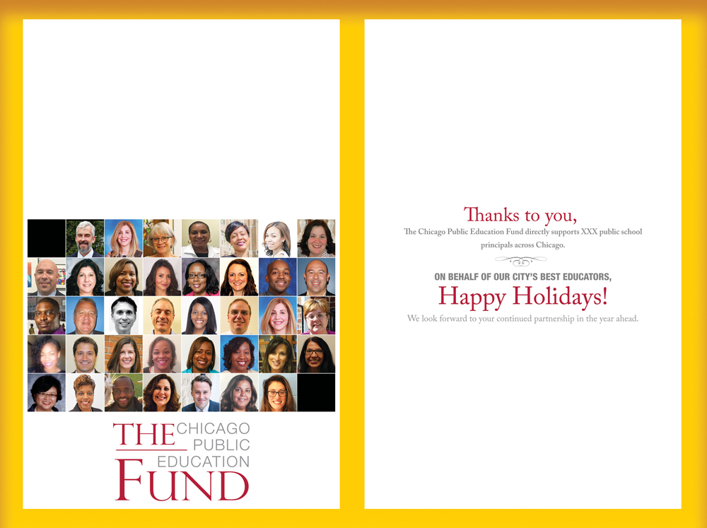 Design de Carte de Voeux par UrbainFX pour The Chicago Public Education Fund | Design #12571145