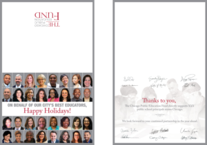 Greeting Card Design by UrbainFX for The Chicago Public Education Fund | Design: #12768551