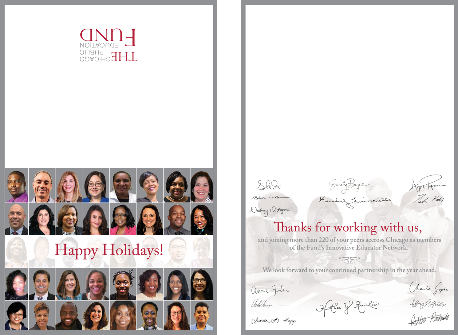 Greeting Card Design by UrbainFX for The Chicago Public Education Fund | Design #12783927