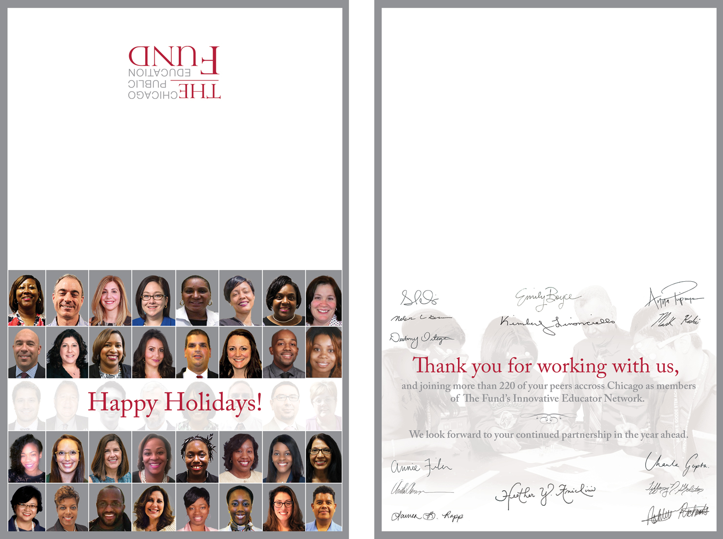 Greeting Card Design by UrbainFX for The Chicago Public Education Fund | Design #12840536
