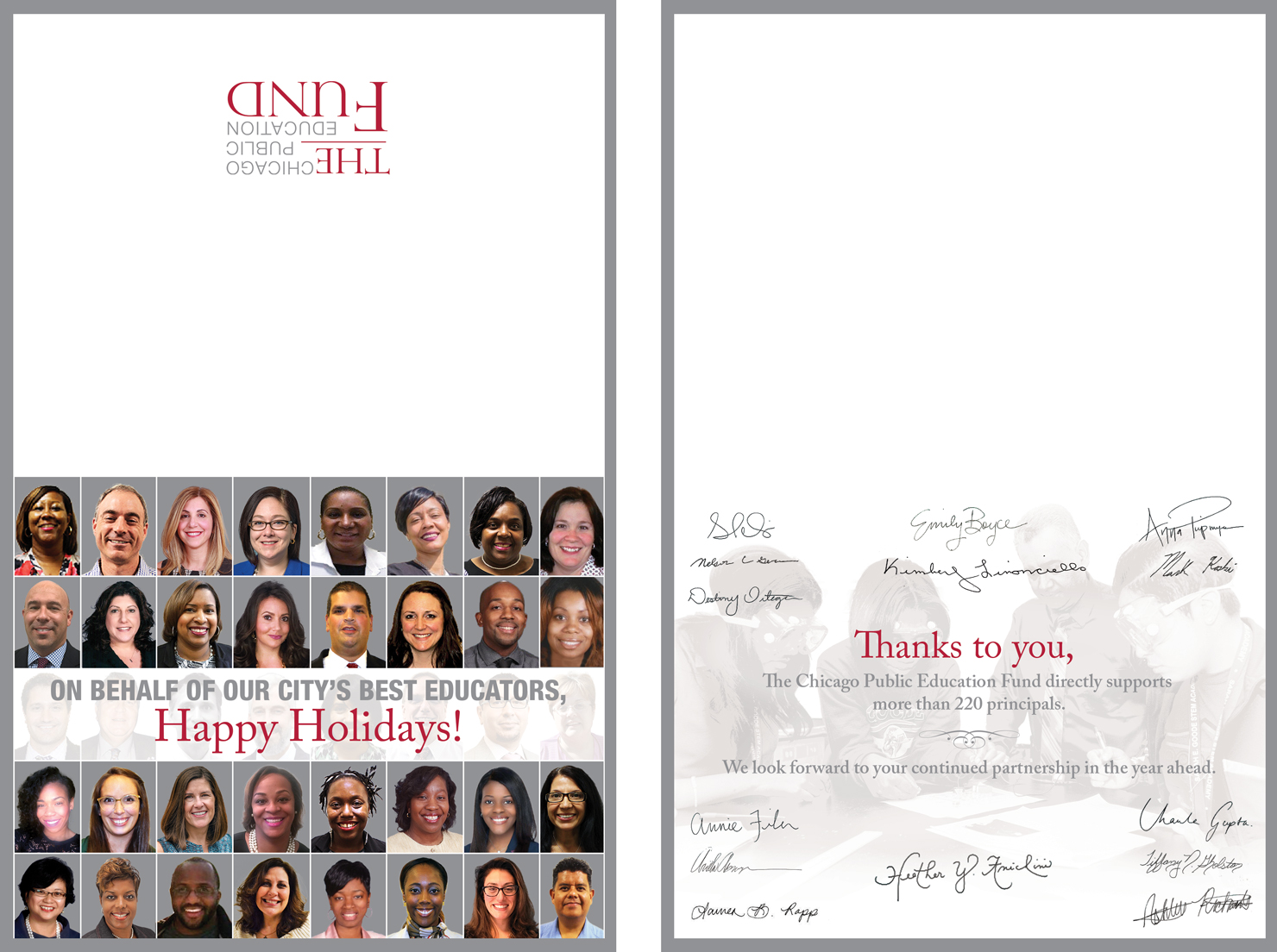 Greeting Card Design by UrbainFX for The Chicago Public Education Fund | Design #12840537