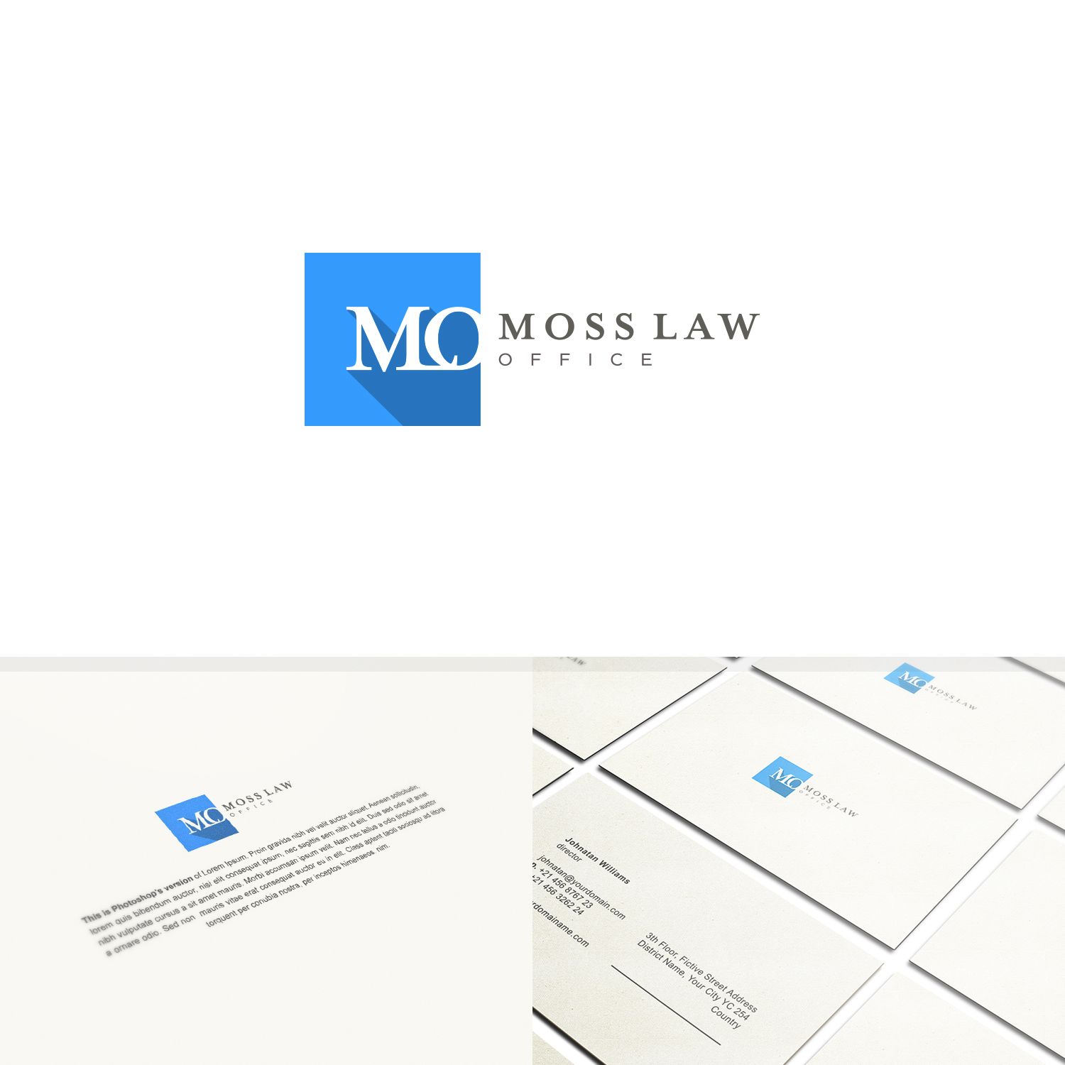 Logo Design by VisualFlava for Moss Law Office | Design #12705921