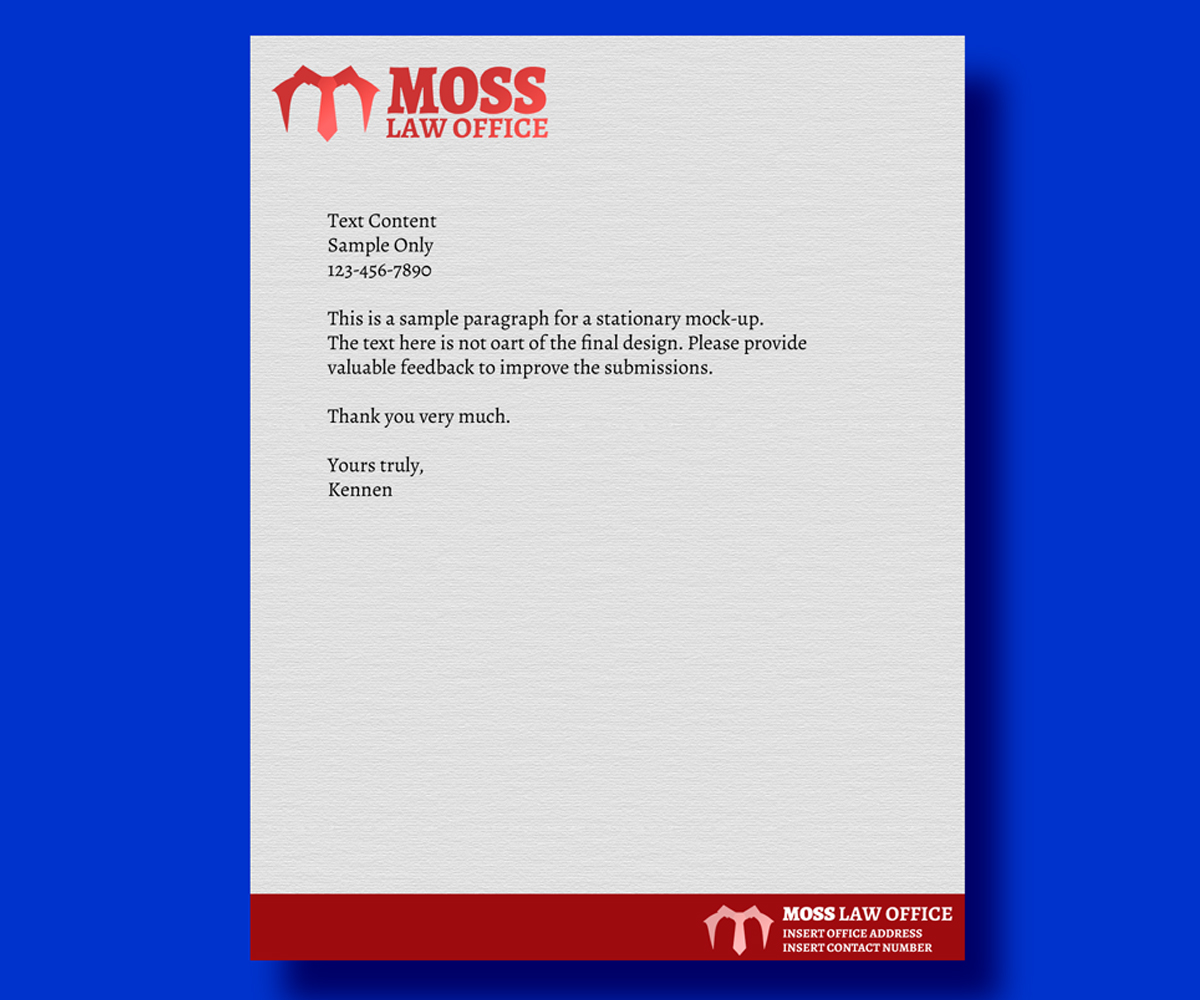 Diseño de Logo por Kennen R. para Moss Law Office | Diseño #12590263