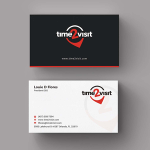 Business Card Design by INDIAN_Ashok for Time 2 Visit | Design: #12607459