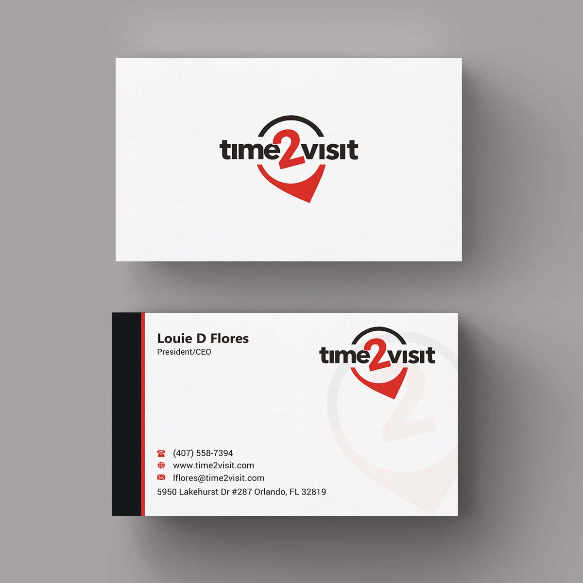 Design de Carte de Visite par INDIAN_Ashok pour Time 2 Visit | Design #12607463