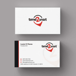 Business Card Design by INDIAN_Ashok for Time 2 Visit | Design: #12607463