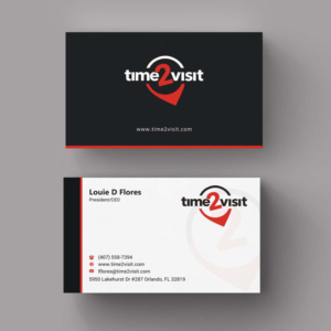 Business Card Design by INDIAN_Ashok for Time 2 Visit | Design: #12607464