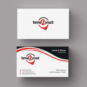 Business Card Design by INDIAN_Ashok for Time 2 Visit | Design: #12607465