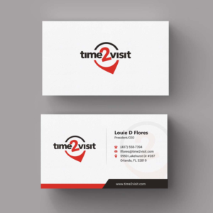 Business Card Design by INDIAN_Ashok for Time 2 Visit | Design: #12607467