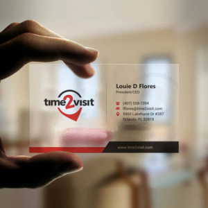 Business Card Design by INDIAN_Ashok for Time 2 Visit | Design: #12607468