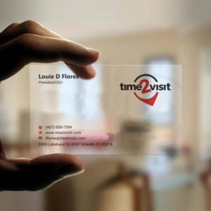 Business Card Design by INDIAN_Ashok for Time 2 Visit | Design: #12607474