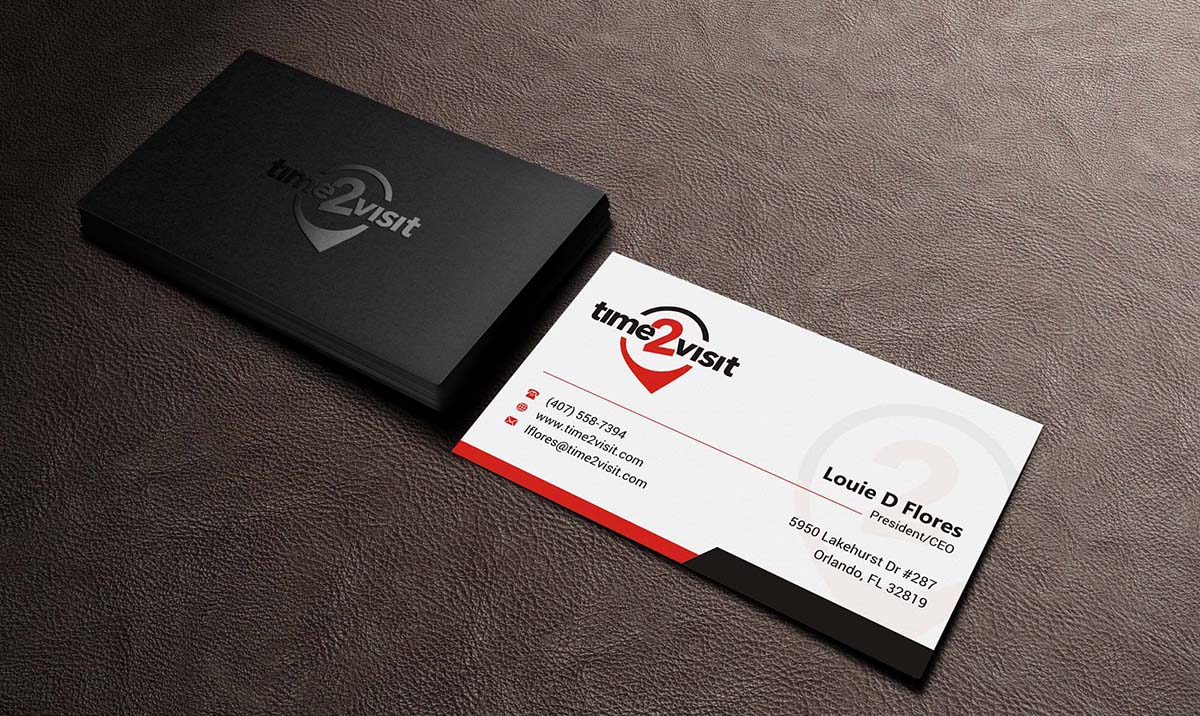 Design de Carte de Visite par INDIAN_Ashok pour Time 2 Visit | Design #12607480