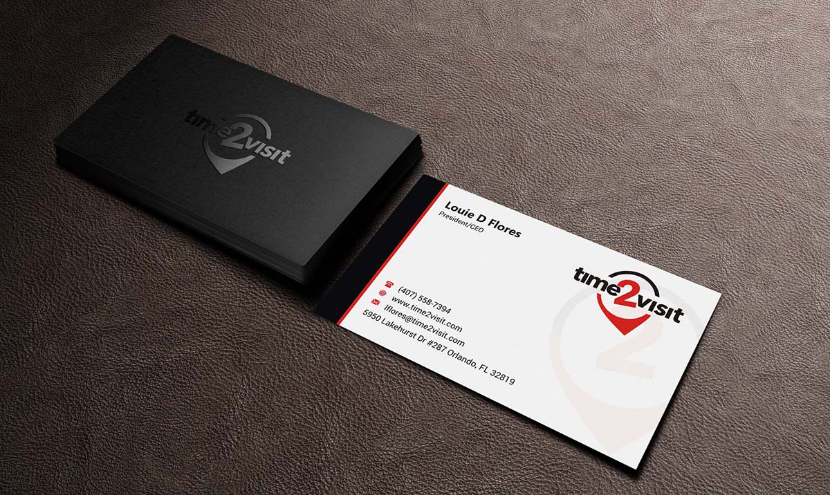 Design de Carte de Visite par INDIAN_Ashok pour Time 2 Visit | Design #12607484