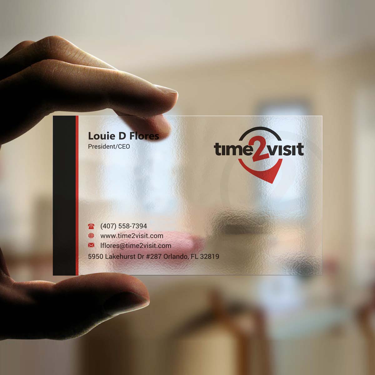 Design de Carte de Visite par INDIAN_Ashok pour Time 2 Visit | Design #12607487