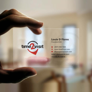 Business Card Design by INDIAN_Ashok for Time 2 Visit | Design: #12607488
