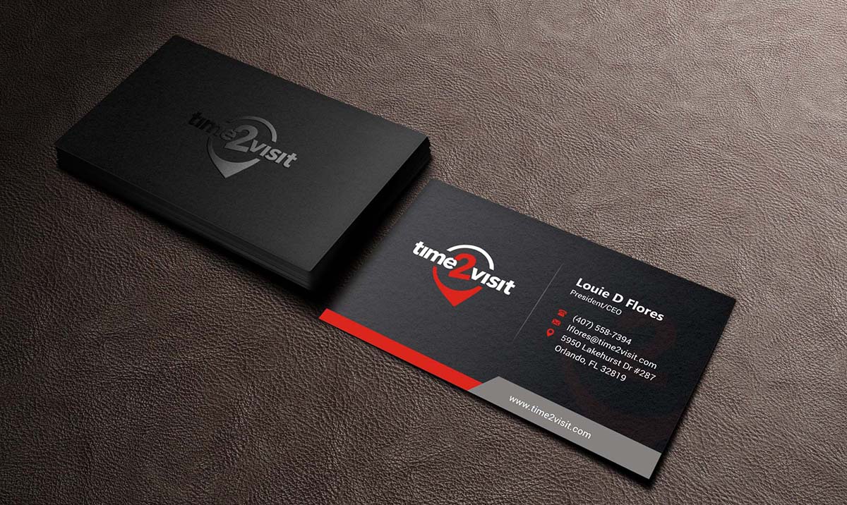 Design de Carte de Visite par INDIAN_Ashok pour Time 2 Visit | Design #12607489