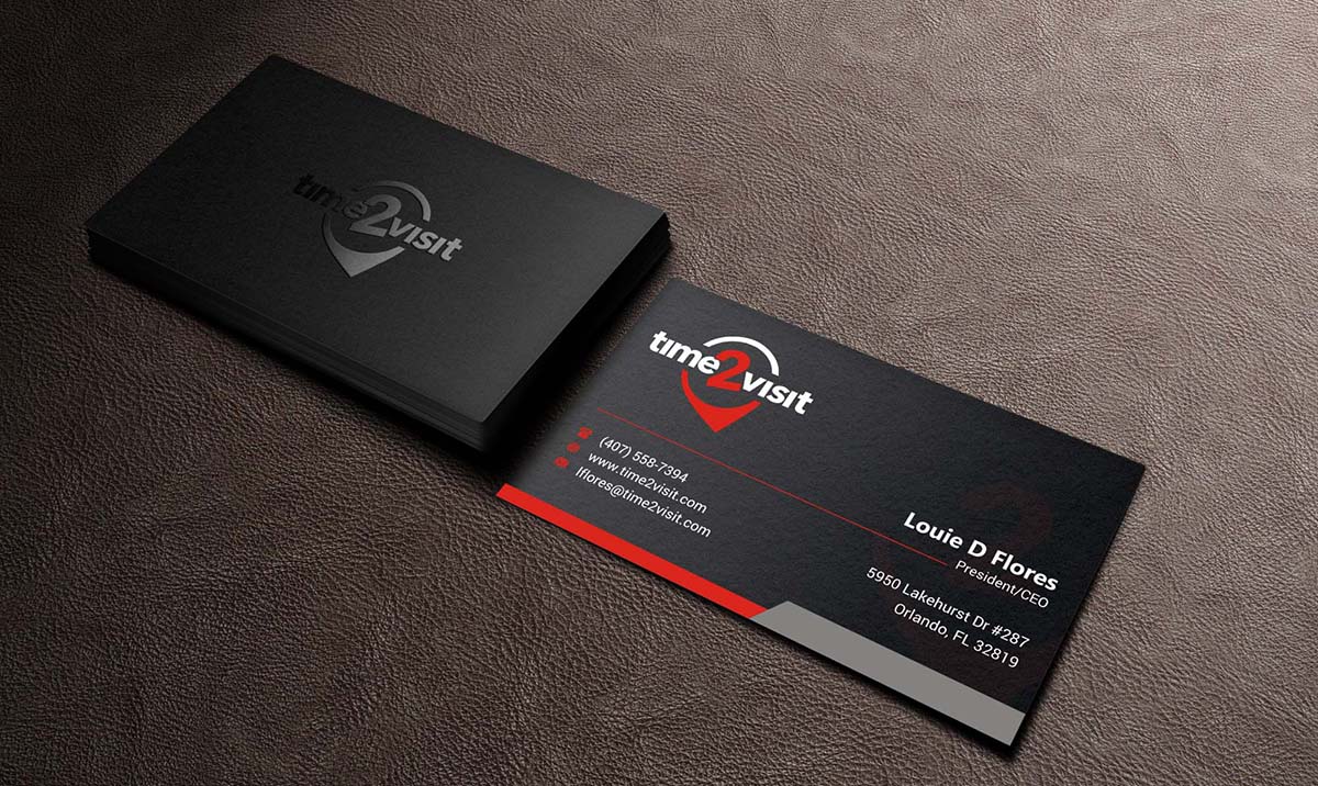 Design de Carte de Visite par INDIAN_Ashok pour Time 2 Visit | Design #12607490
