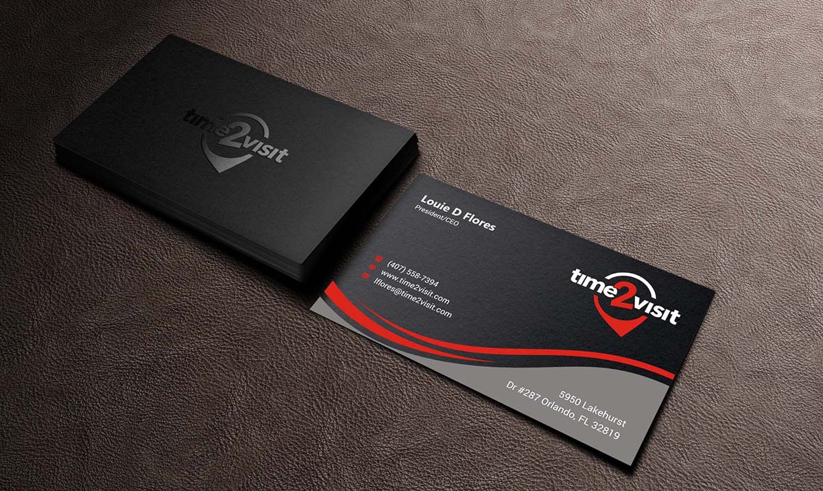 Design de Carte de Visite par INDIAN_Ashok pour Time 2 Visit | Design #12607491