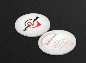 Business Card Design by Riz' for Time 2 Visit | Design #12561525