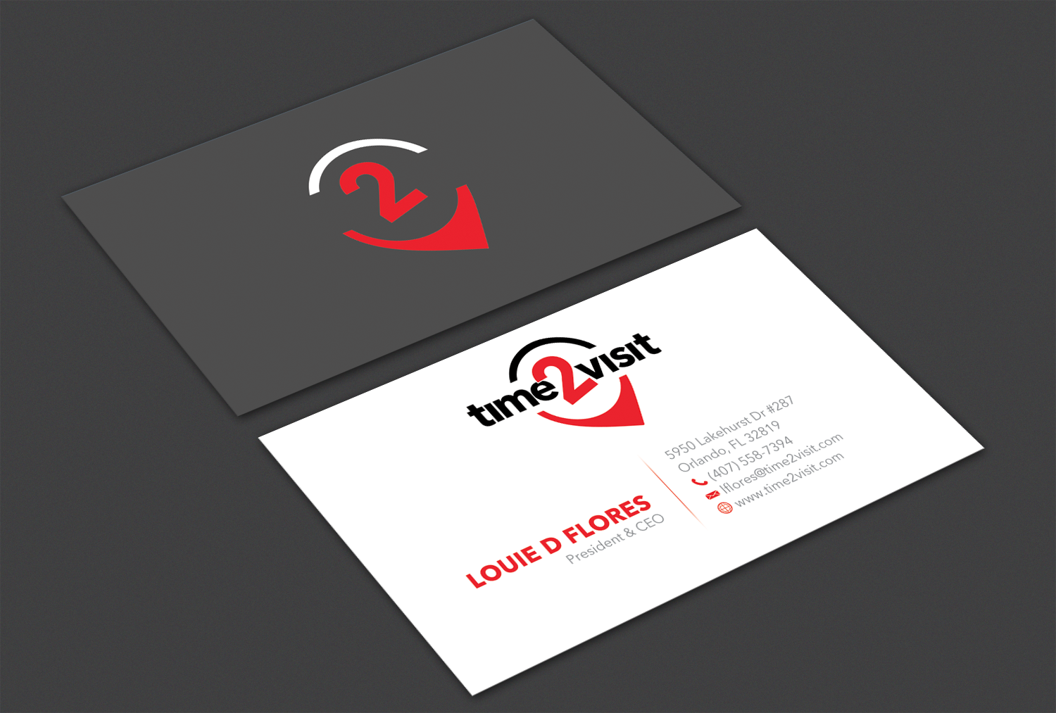 Visitenkarten-Design von Alaminenterprise für Time 2 Visit | Design #12563690