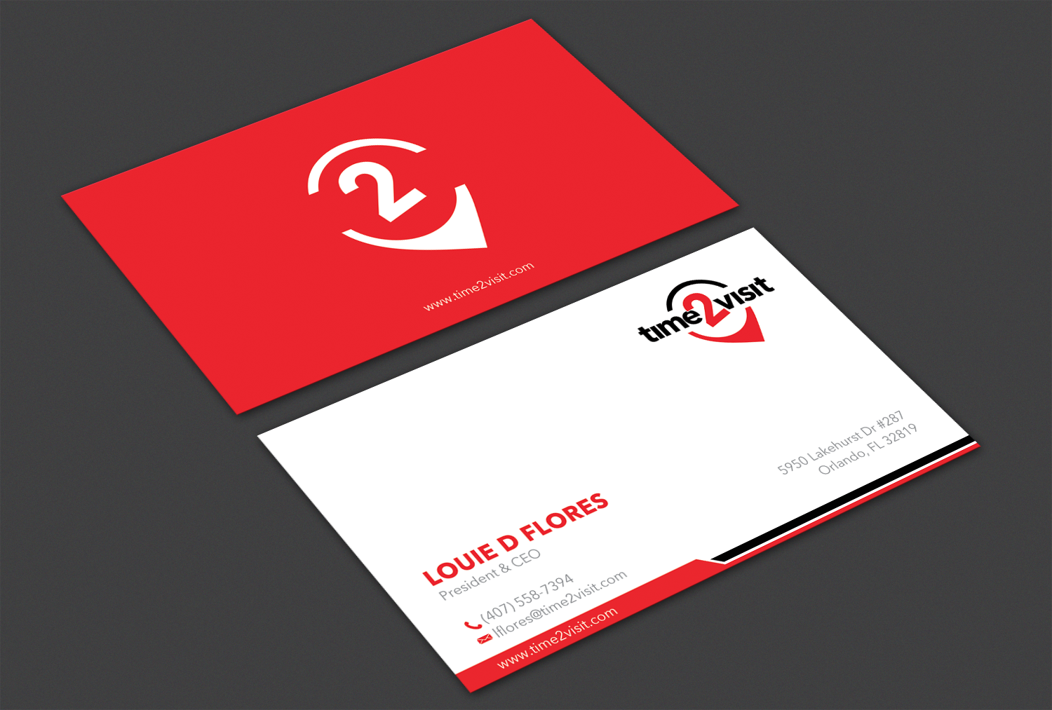 Business Card Design by Alaminenterprise for Time 2 Visit | Design #12563717