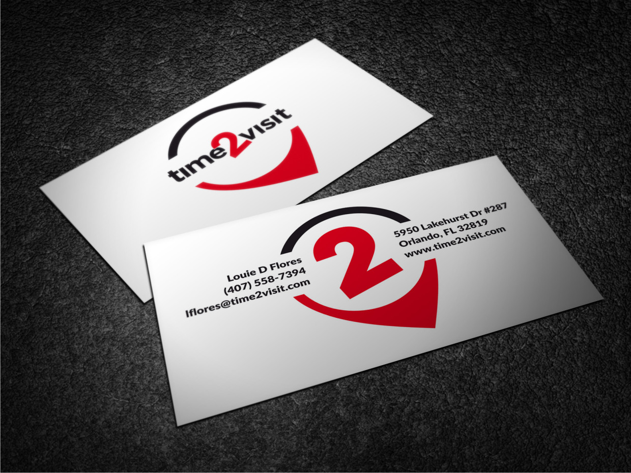 Business Card Design by Atvento Graphics for Time 2 Visit | Design #12564058