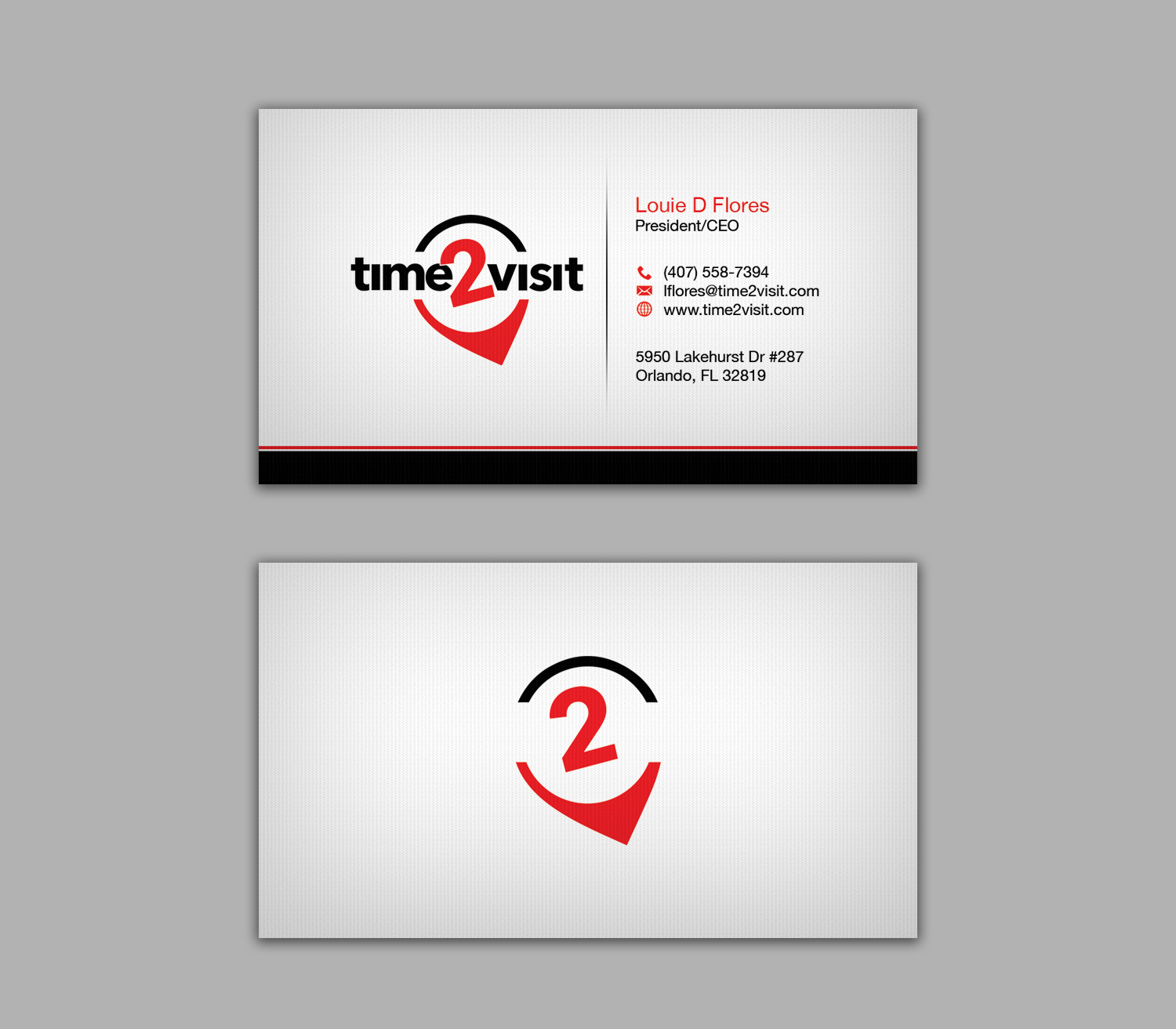 Business Card Design by WebixBD for Time 2 Visit | Design #12573270