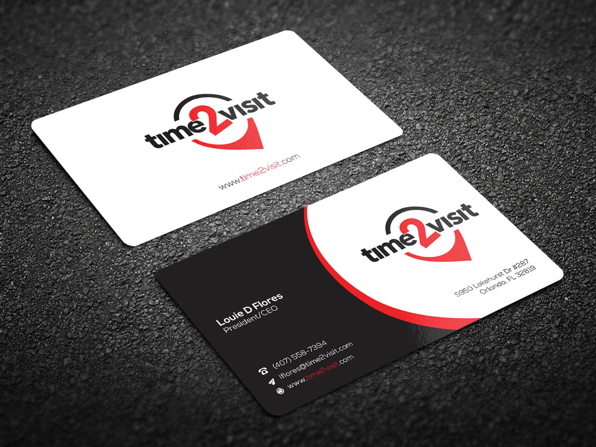 Design de Carte de Visite par snowymasterdesigns pour Time 2 Visit | Design #12661793