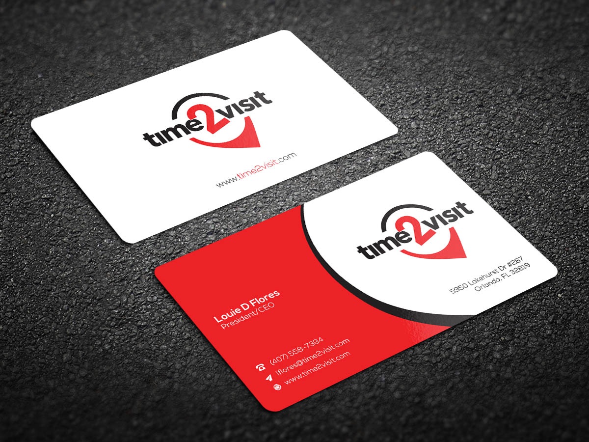 Design de Carte de Visite par snowymasterdesigns pour Time 2 Visit | Design #12661794