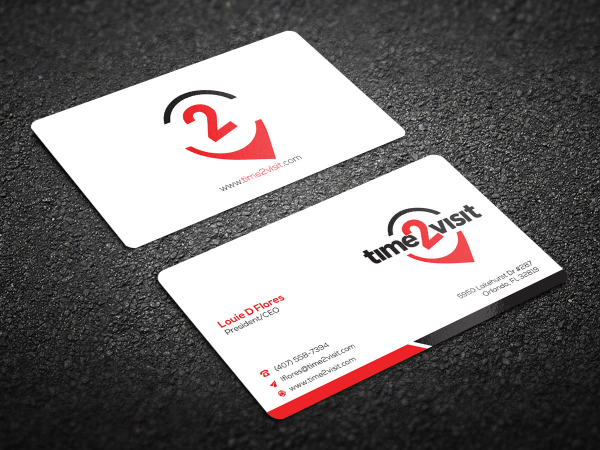 Design de Carte de Visite par snowymasterdesigns pour Time 2 Visit | Design #12661795