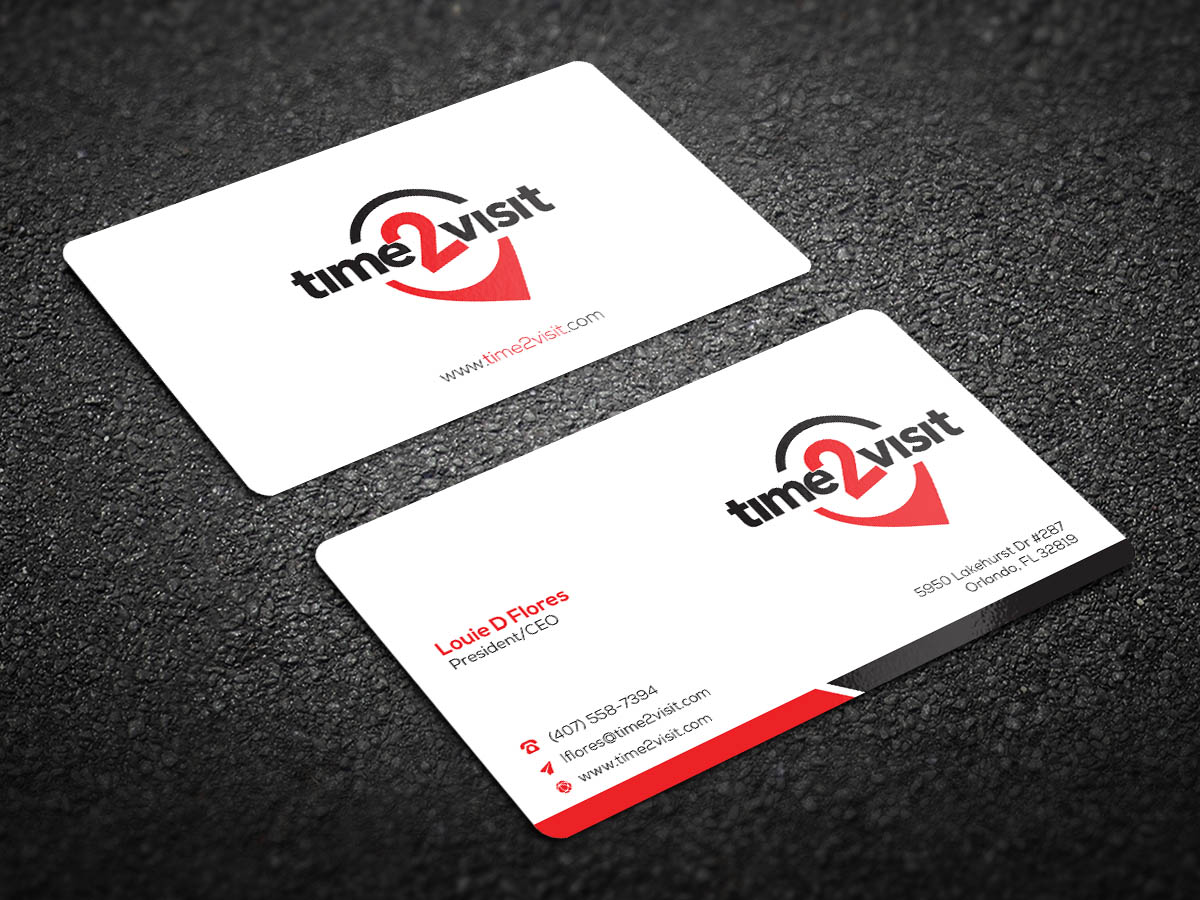 Design de Carte de Visite par snowymasterdesigns pour Time 2 Visit | Design #12661796