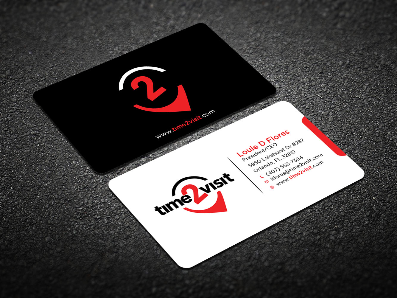 Diseño de Tarjeta de Presentación por Verified artistry (Design garden) para Time 2 Visit | Diseño #12567027