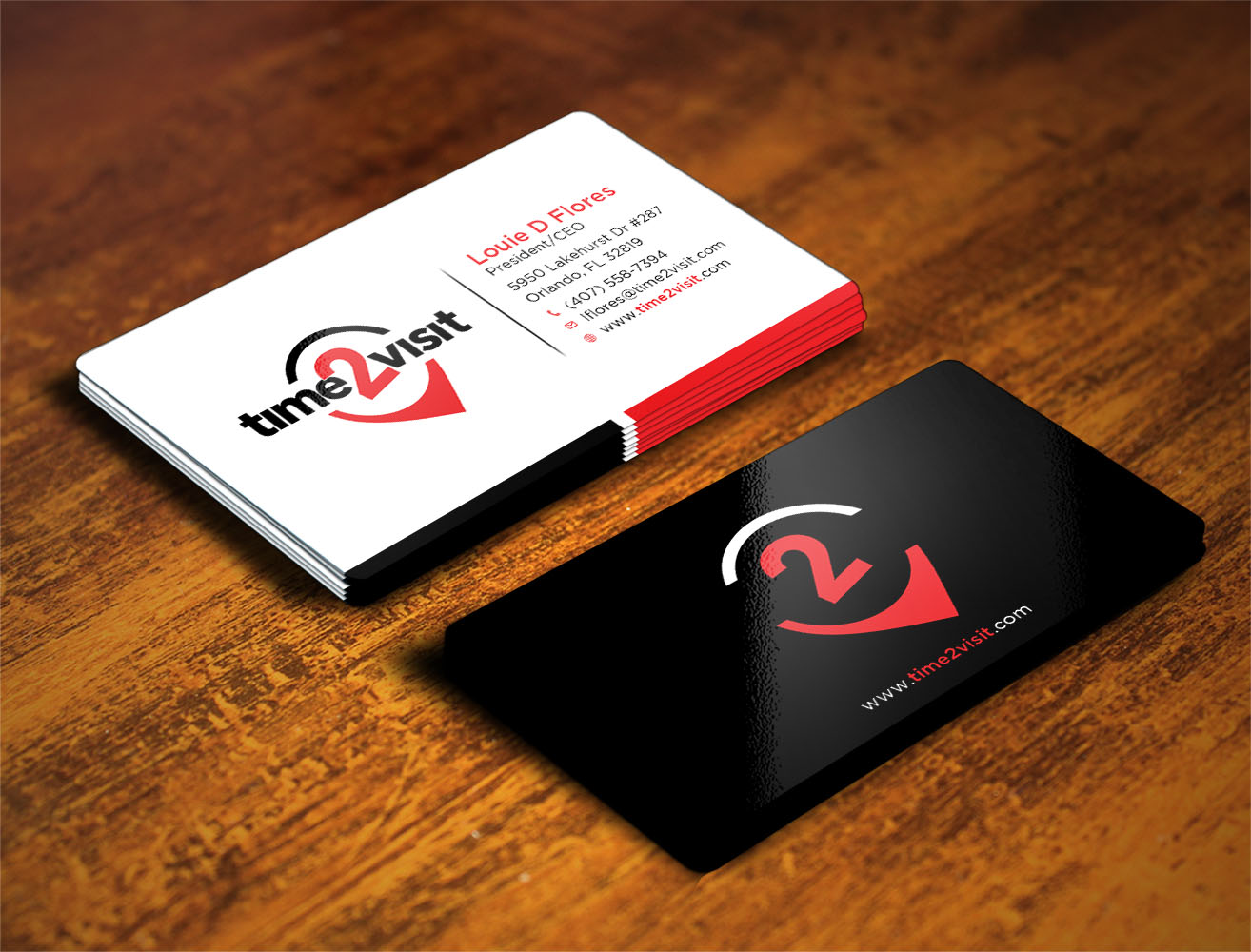 Design de Carte de Visite par Verified artistry (Design garden) pour Time 2 Visit | Design #12567028