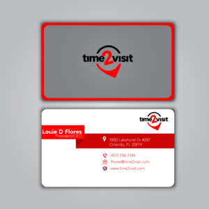 Business Card Design by GraphicsGang for Time 2 Visit | Design: #12678741