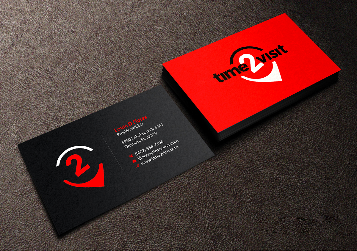 Visitenkarten-Design von Creations Box 2015 für Time 2 Visit | Design #12570341