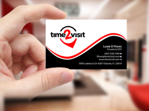 Business Card Design by Creations Box 2015 for Time 2 Visit | Design: #12570342