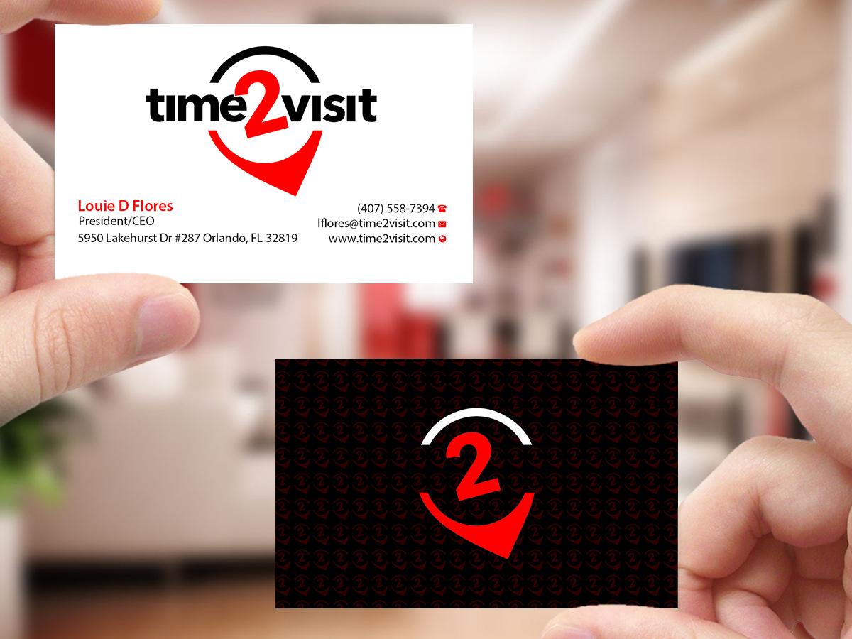 Visitenkarten-Design von Creations Box 2015 für Time 2 Visit | Design #12570343