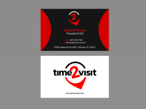 Business Card Design by Creations Box 2015 for Time 2 Visit | Design: #12570345