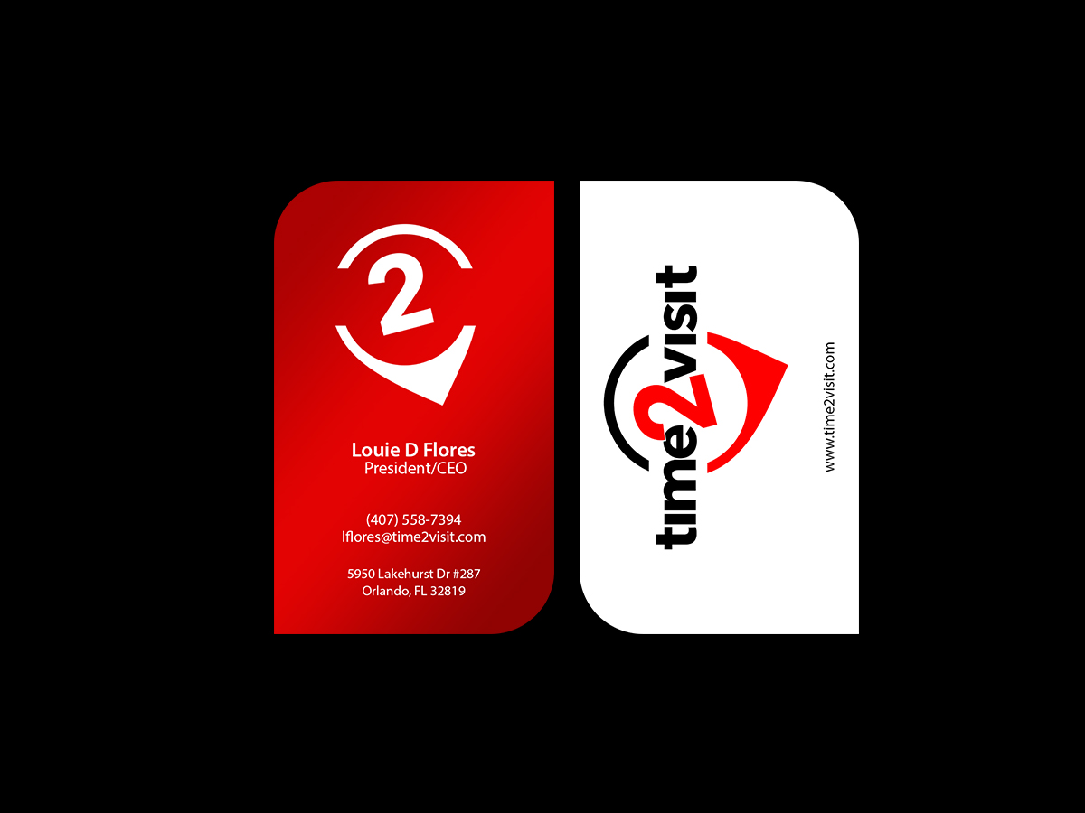 Visitenkarten-Design von Creations Box 2015 für Time 2 Visit | Design #12570351