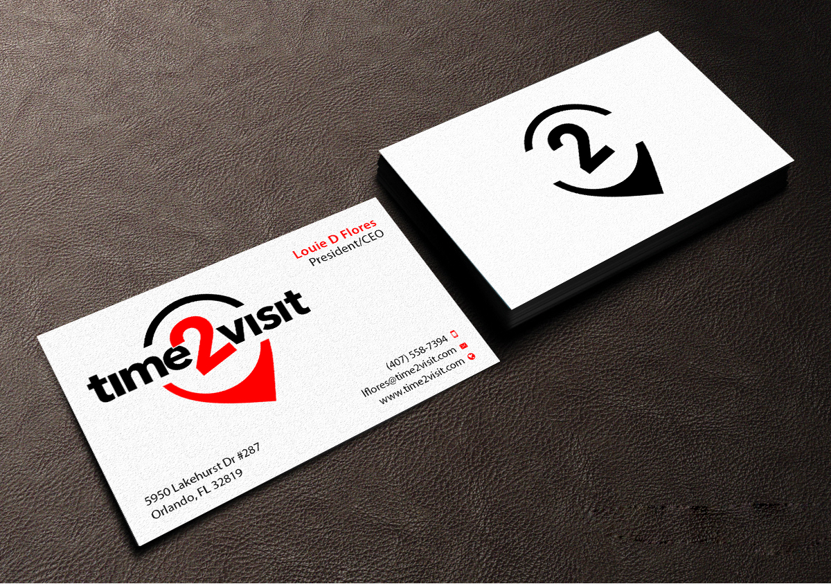 Visitenkarten-Design von Creations Box 2015 für Time 2 Visit | Design #12570352