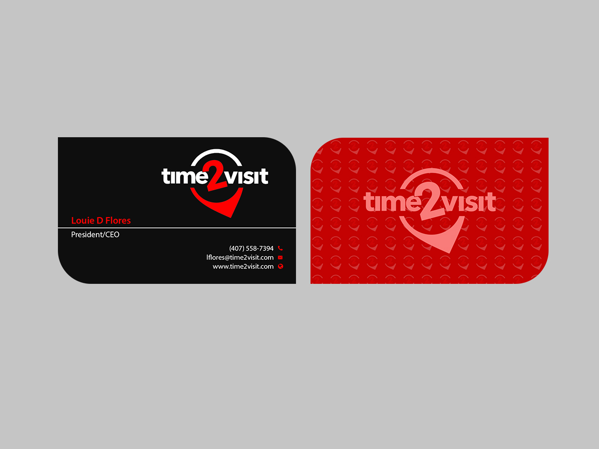 Visitenkarten-Design von Creations Box 2015 für Time 2 Visit | Design #12570353