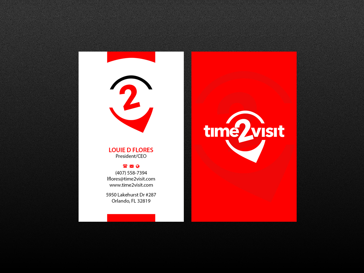 Visitenkarten-Design von Creations Box 2015 für Time 2 Visit | Design #12570354