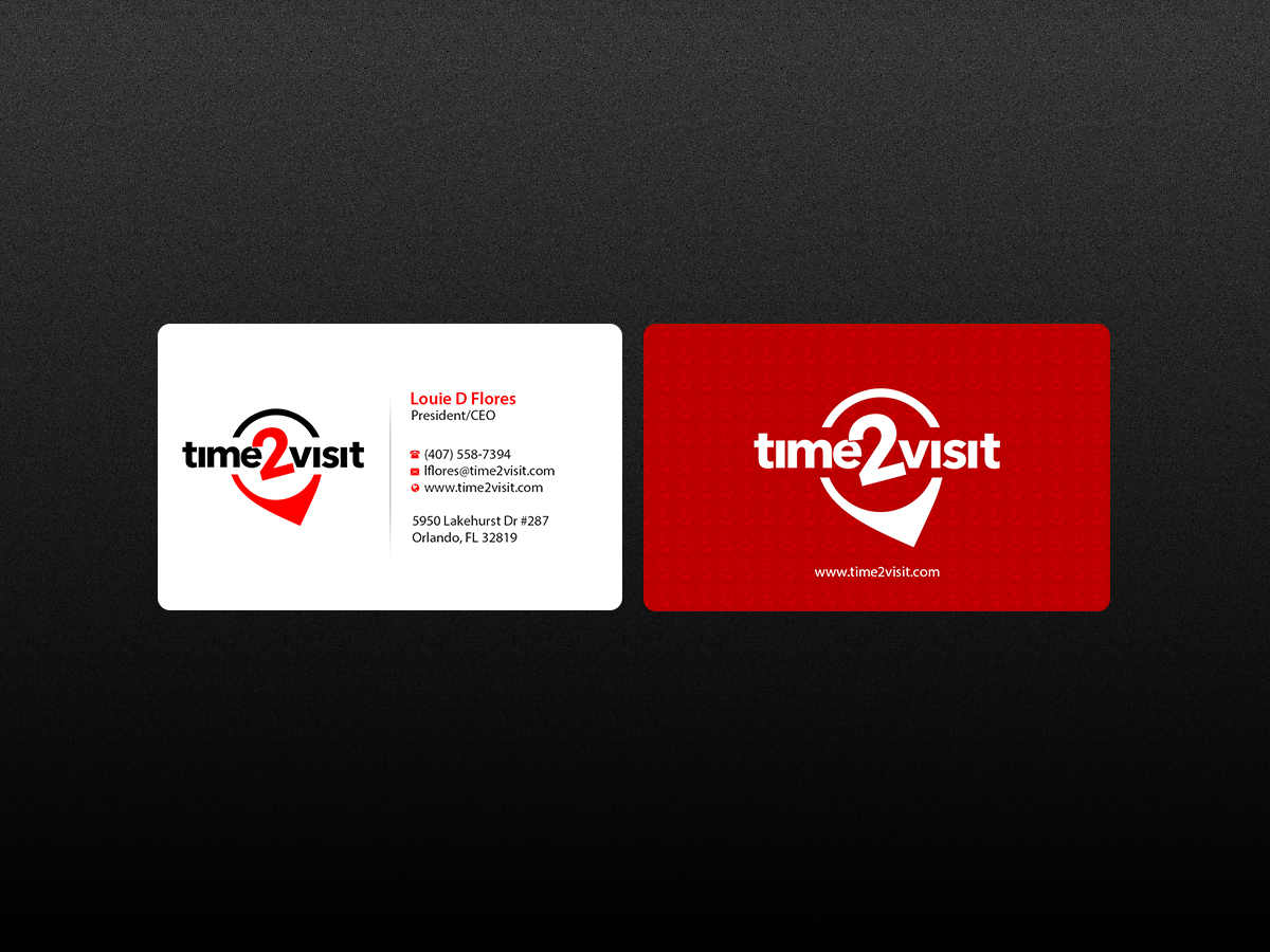 Visitenkarten-Design von Creations Box 2015 für Time 2 Visit | Design #12570358