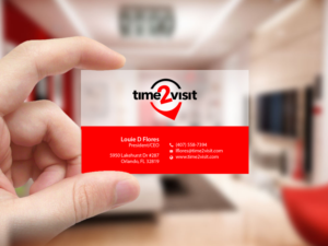 Business Card Design by Creations Box 2015 for Time 2 Visit | Design: #12570367