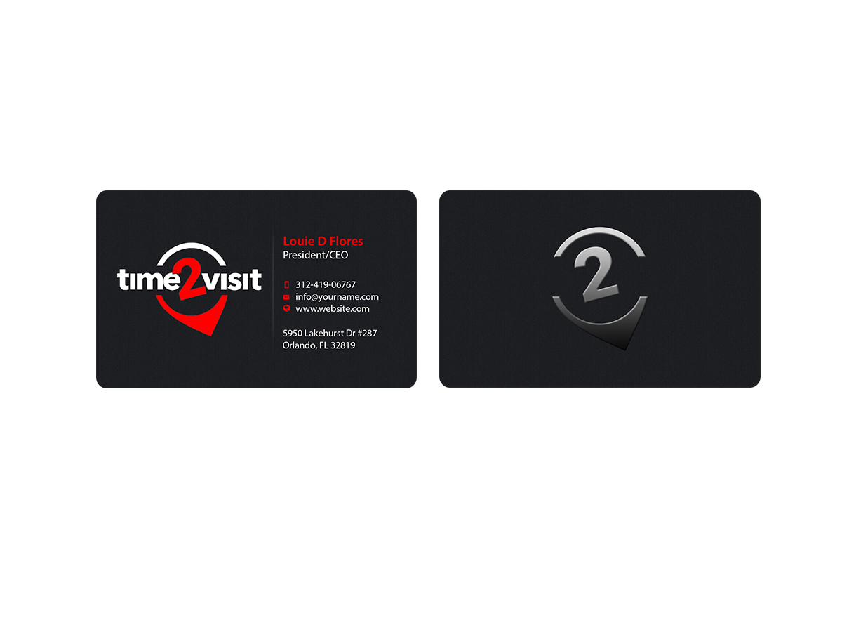 Diseño de Tarjeta de Presentación por Creations Box 2015 para Time 2 Visit | Diseño #12570374