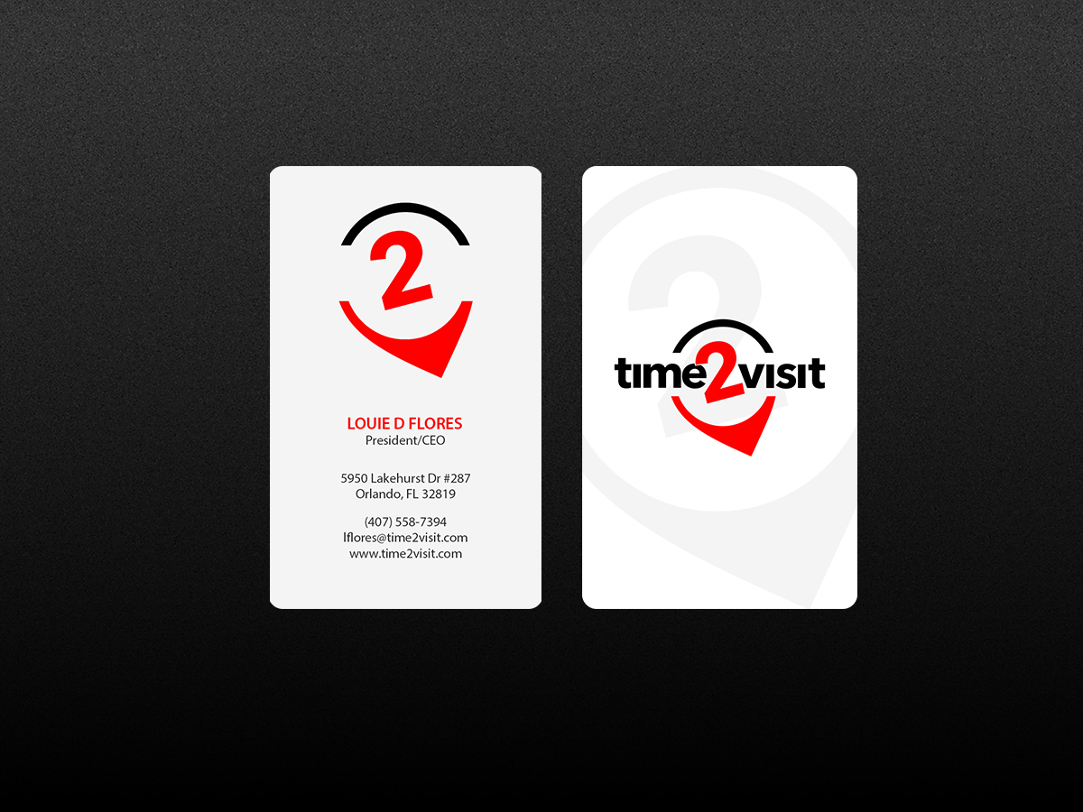 Diseño de Tarjeta de Presentación por Creations Box 2015 para Time 2 Visit | Diseño #12570375