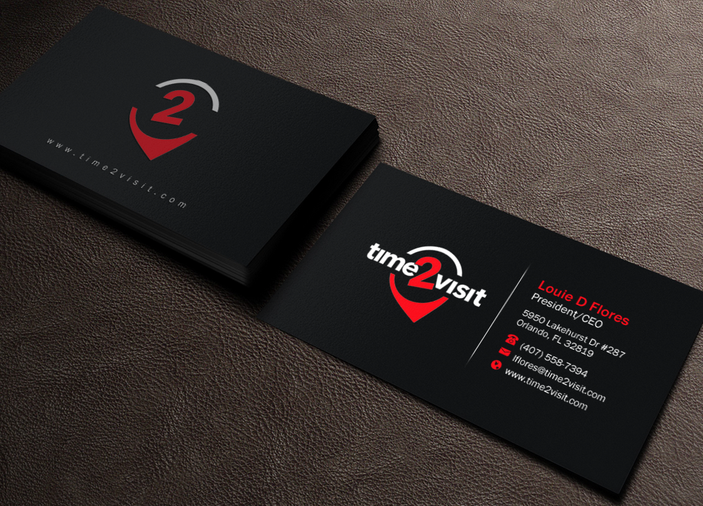 Visitenkarten-Design von Brand aid für Time 2 Visit | Design #12566476