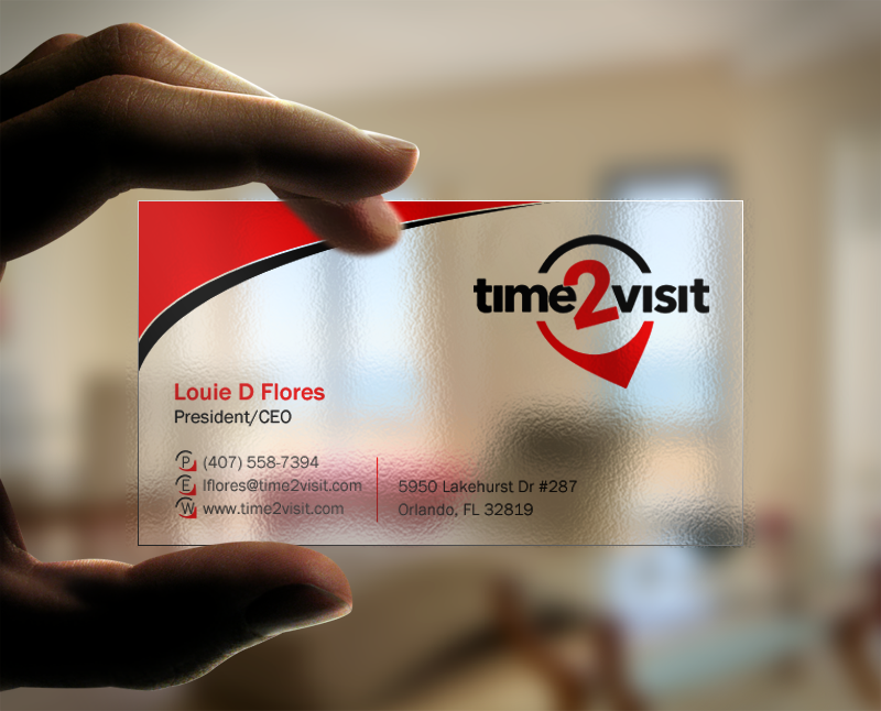 Visitenkarten-Design von Brand aid für Time 2 Visit | Design #12566531
