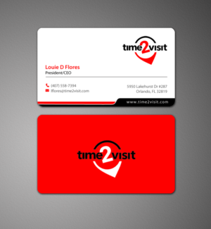 Business Card Design by chandrayaan.creative for Time 2 Visit | Design #12562290